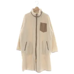 アーバンリサーチ URBAN RESEARCH ボアコート ロング アウター 38 アイボリー /MI ■OS