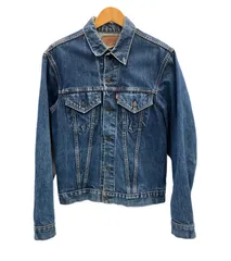リーバイス Levi's 70's 70年代 71205 BIGE ロング丈 ボタン裏524刻印 ケアタグ デニムジャケット Gジャン 4th トラッカージャケット VINTAGE ヴィンテージ USA製 ジャケット ブルー 101MT-5397