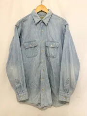 80~90s L.L.Bean エルエルビーン 長袖ボタンダウンデニムシャツ USA製 サイズ: L カラー: 画像参照 メンズ トップス