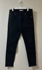 ZARA ブラックデニムスキニー