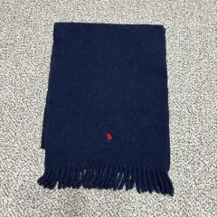 ラムウール100 ポロラルフローレン イタリア マフラー AB