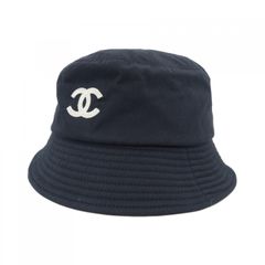 CHANEL シャネル カンカン帽 麦わら帽子 正規品 ビンテージ ハット 
