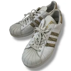 adidas SUPER STAR アディダス スーパースター スニーカー 01年製 SNAKE スネーク ヘビ柄 スニーカー 靴 ホワイト×スネーク柄 27cm メンズ ゴーゴー古着マルイ草加店2535