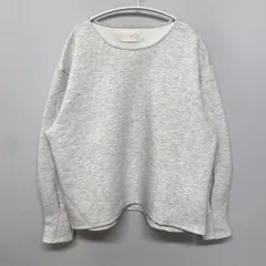 n'OrLABEL  ボリュームスリーブジャカードカットソー　グレー