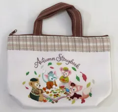 【中古】食器 集合 スーベニアランチケース 「ダッフィー＆フレンズのオータム・ストーリーブック」 東京ディズニーシー限定