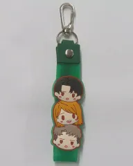 【中古】キーホルダー リヴァイ＆ペトラ＆オルオ ぽこっとちゃーむ 「一番くじ 進撃の巨人 ～獣の巨人は俺が仕留める～」 I賞