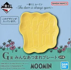 【中古】皿・ボウル ニョロニョロ みんなあつまれプレート 「一番くじ ムーミン ～The door is always open～」 G賞