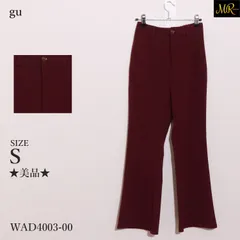 ★美品★ gu ジーユー ワンピース 膝丈　長袖　ボーダー柄　ニット素材　混毛　日本製 　ブラック　 【WAD4003-00】 送料無料　古着　レディース