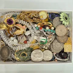 【まとめ売り】メッキ　アクセサリーまとめ　重量1kg以上