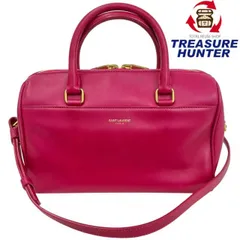 SAINT LAURENT レザー ベイビーダッフル 330958 ピンク 2wayバッグ サンローラン 【101060792007】