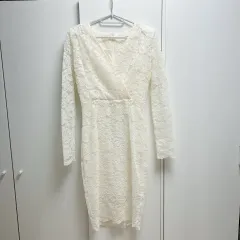 新品 レースワンピース アイボリーワンピース 元値 12万