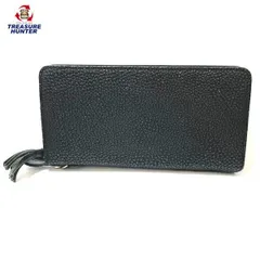 【中古】 ケイシイズ 姫路クロザン革 ラウンドジップ ウォレット KRW005 ラウンドファスナー長財布 ブラック 黒 メンズ KC,s  【101045283003】