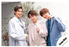 Snow Man 22年ポートレートシリーズ 目黒蓮/渡辺翔太/阿部亮平 公式写真 *1枚