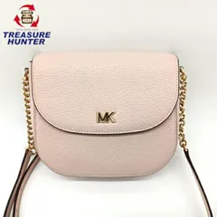 【中古】MICHAEL KORS マイケルコース　ショルダーバッグ　ライトピンク レザー　レディース鞄 【101037654003】