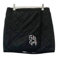 サイズ： FILA GOLF フィラゴルフ  中綿 リバーシブル ラップスカート 総柄 ブラック系 [240101407643] ゴルフウェア レディース ストスト