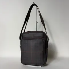 2511-47｜美品｜バーバリー ショルダーバッグ ノバチェック シャドーホース