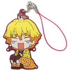 【中古】キーホルダー・マスコット(キャラクター) 我妻善逸 「鬼滅の刃 滅! カプセルラバーマスコット」