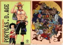 【中古】クリアファイル ポートガス・D・エース A4クリアファイルセット(2枚組) ONE PIECE DAYコレクション 「一番くじ ワンピース FULL FORCE」 I賞