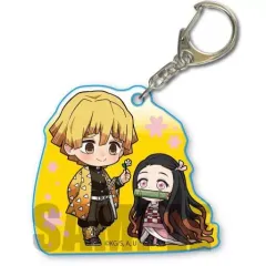 【中古】雑貨 善逸＆禰豆子 禰豆子といっしょアクリルキーホルダー 「鬼滅の刃」