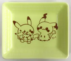 【中古】皿・ボウル ピカチュウ＆ミミッキュ レースプレート 「一番くじ ポケピース ～“PEACE”なおさいほうのひととき～」 F賞