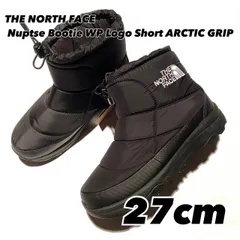 THE NORTH FACE Nuptse Bootie WP Logo Short ARCTIC GRIP KW TNFブラックxTNFホワイト NF52485 27cm