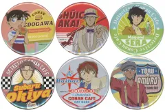 【中古】バッジ・ピンズ 全6種セット 「名探偵コナンカフェ 2021 in BOX cafe 缶バッジ(等身)」