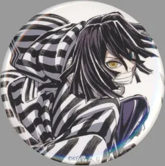 【中古】バッジ・ビンズ 伊黒小芭内(引き) 44mm缶バッジB 「鬼滅の刃 刀鍛冶の里編・柱稽古編 蛇柱 伊黒小芭内 幕間画集表紙イラストWEBSHOPくじ」 F賞 C105グッズ
