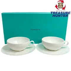 Tiffany＆Co. ムーンズ ペア カップ＆ソーサー ティファニー 【106041206001】