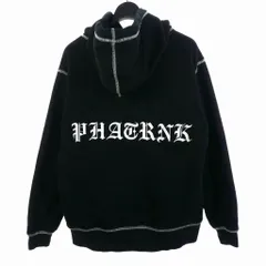 ファットランク パーカー バラ 美品・激レア】ファットランク☆ビッグ薔薇ロゴ入り入手困難パーカー