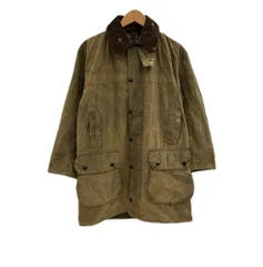 バブアー BARBOUR 90's 90年代 3ワラント BORDER ボーダー ワックス コットン オイルドジャケット コート VINTAGE ヴィンテージ A200 C36 ジャケット カーキ 101MT-5337のサムネイル