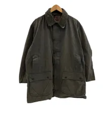 バブアー BARBOUR 90's 90年代 3ワラント BORDER ボーダー ワックス コットン オイルドジャケット コート VINTAGE ヴィンテージ ジャケット ネイビー 101MT-5343のサムネイル