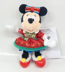 東京ディズニーランド ぬいぐるみバッジ DISNEY CHRISTMAS ミニー(緑/赤)/Toys Wondrous Christmas! 2025