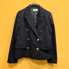 Snidel スナイデル Sustaina ダブルジャケット ネイビー 紺ブレ 金ボタン サイズ0【送料込み】