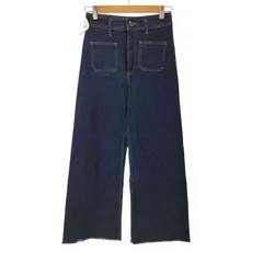 ザラ ZARA THE PATCHPOCKETS MARINE STRAIGHT レディース EUR：36 