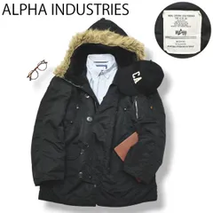 【N-3B】 90s USA製 アルファ フライト ジャケット S ブラック