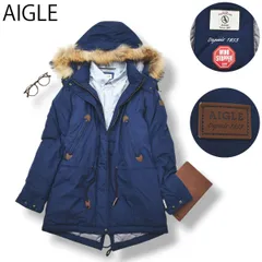 【ウィンドストッパー】エーグル フード付き モッズダウン ジャケット S ♪