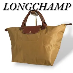 美品　LONGCHAMP　445　トートバッグ　プリアージュ　ミニサイズ　ナイロン　グリーン系