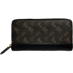 COACH コーチ 長財布 5255 ブラウン PVC、レザー レディース 【中古】 32509K279