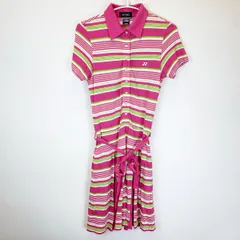 ヨネックス ワンピース 半袖 M ピンク レディース YONEX テニスウェア