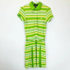 ヨネックス ワンピース 半袖 M グリーン レディース YONEX テニスウェア