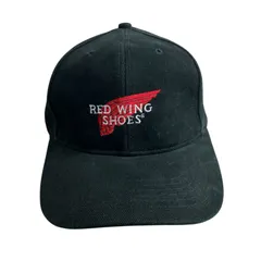 【キャップ/帽子】 RED WING SHOES（レッドウィング・シューズ）ビンテージ キャップ ブラック 黒 ホワイト 白 レッド 赤