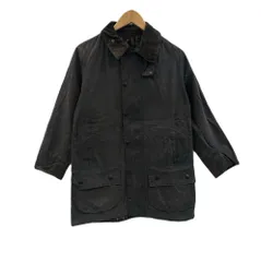 バブアー BARBOUR 90's 90年代 3ワラント BEAUFORT ビューフォート ワックス コットン オイルドジャケット ハーフコート VINTAGE ヴィンテージ A155 C38 ジャケット ネイビー 101MT-5339のサムネイル