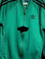 アディダス ヨーロッパ ファイヤーバード ジャージ トラックジャージ 緑 黒
