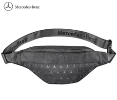 メルセデス・ベンツ Mercedes-Benz ベルトバッグ 純正 ウエストバッグ ウェストポーチ スターパターン ブラック メンズ レディース ユニセックス オリジナル benz アクセサリー