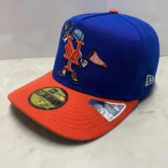 海外限定 NEWERA ニューエラ 59FIFTY Aフレーム NY Mets ニューヨーク メッツ Cartoon キャップ (18-4)