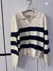 ROLAROLA ストライプ カラ ニット FREE