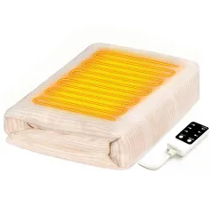 電気毛布 敷き 掛け兼用【速暖・AI加熱保護機能】140×80cm 省エネ 丸洗い可 3段温度調節 5段階タイマー 過熱保護 電磁波カット 両面使用可