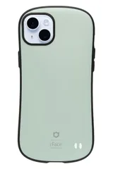 iFace First Class KUSUMI iPhone 15 Plus ケース (くすみグリーン)【アイフェイス アイフォン15plus 用 iphone15プラス 用 カバー 韓国 耐衝撃 ストラ [くすみグリーン・iPhone 15 Plus専用]