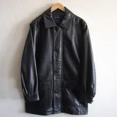 【美品】 BROOKS BROTHERS 【ラムレザー カーコート】S ブラック 羊革 ブルックスブラザーズ 25110884のサムネイル