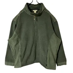 グリーン ウールリッチ 2XL フリース ハーフジップ ジャケット メンズ 古着